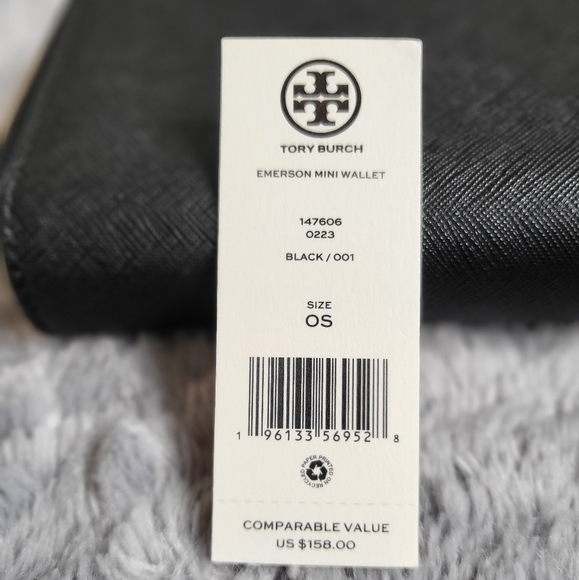 Tory Burch Black Mini Wallet - Picture 2 of 7